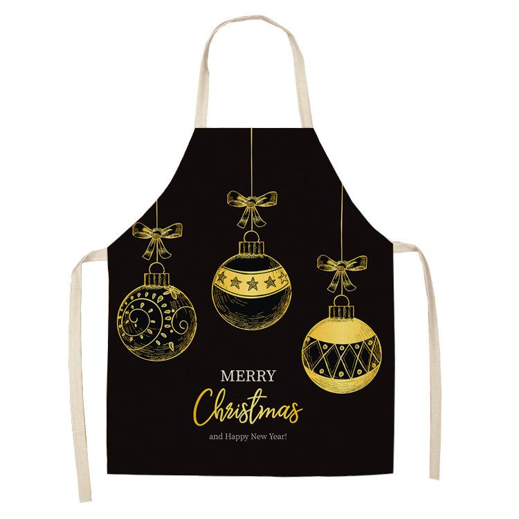 Christmas Golden Theme Apron for Children Child Apron Woman Kitchen Apron Women Kitchen Apron Master Apron Kitchen Apron Apron