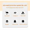 Motorcycle Handlebar Cover 1 Pair  Winter Thermal Gloves Waterproof Handmuffs Windproof Warm Handle Thickened Reflective Strips