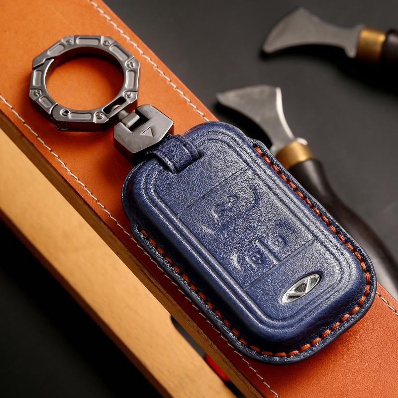 Car Key Cover for Chery Tiggo 8 7 Tiggo 5X Smart Keyless Remote Fob Protective Case Car-Styling Key Shell Accessories