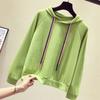 Sweatshirt for Women Oversize Hooded Solid Color Thickened Loose Casual Pullover Long Sleeve Winter Sweatshirt Top