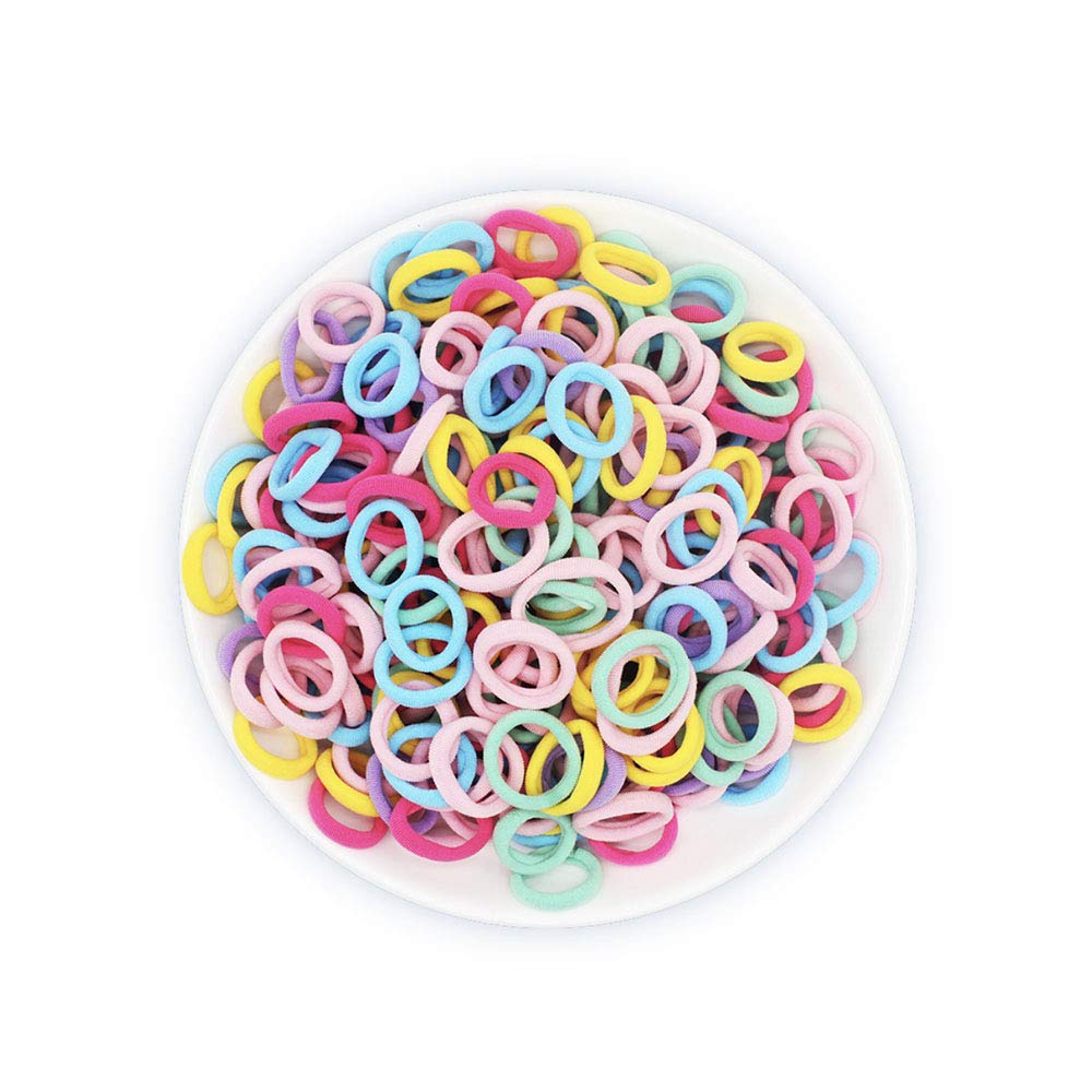 

Nonebrand AnormalS Hair Ties Colorful Soft Mixed Colors Children s (100 Pieces)