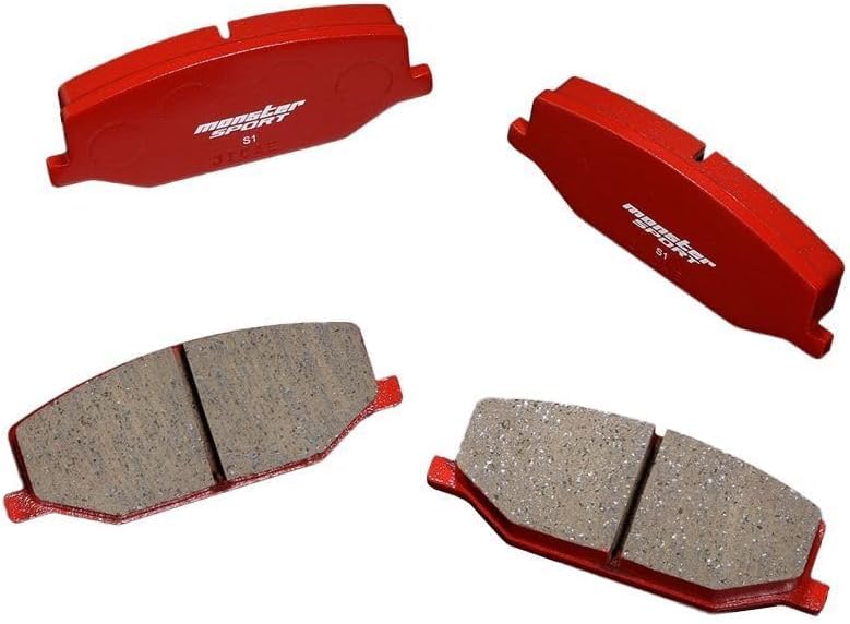 

MONSTER SPORT Brake Pads [Type-S1/Front] for Jimny [JB64W] / Jimny Sierra [JB74W], Part Number 411141-5500M