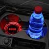 For Volvo S937 Colorful LED For Volvo S60 S90 V70 V60 R Design Logo Car Water Cup Mat Drink Holder Coaster Light Decorative Accessories