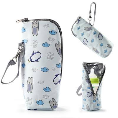 Baby Bottle Insulation Bag Portable Feeding Bottle Warmer Thermal Infant Bottle Carrying Pouch with Strap Keeps Bottles Warm for Daily Outings Travel