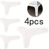 4pcs 10cm Metal Furniture Foot Bathroom Cabinet Sofa Bedside Tables Coffee Table Legs Furniture Part Replacement Feet