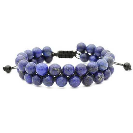 2019 Zirconia Crown Stone & Frosted Bead Bracelet with Copper & Imperial Stone Accents