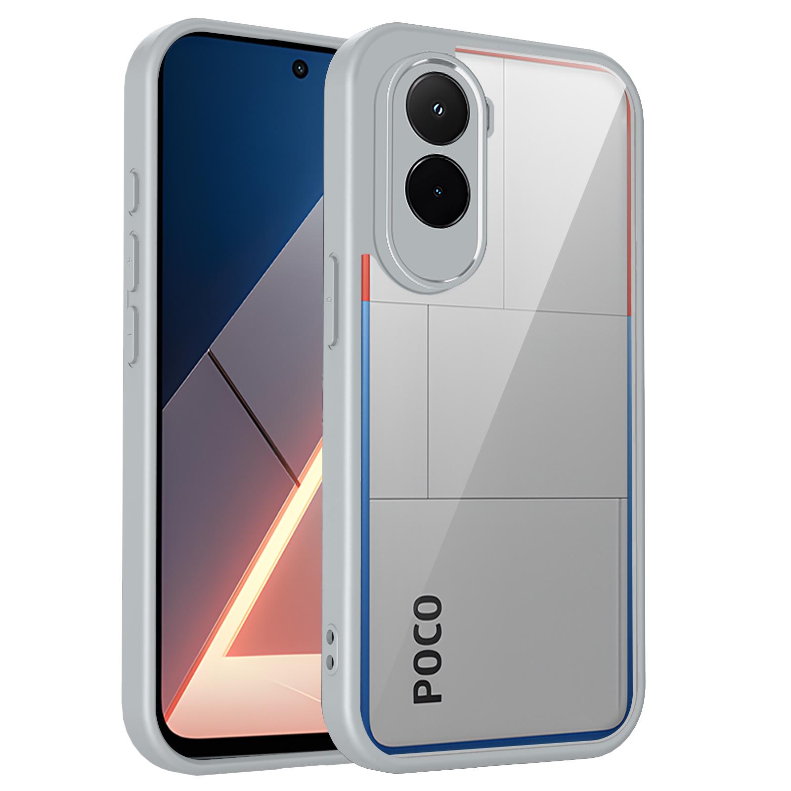 

For Xiaomi Poco M7 4G Case Poco m7 Plus Phone Case Poco m7 Plus Cover Air Cushion Silicon Bumper Clear Matte Back Cover Hard POCO M7 4G