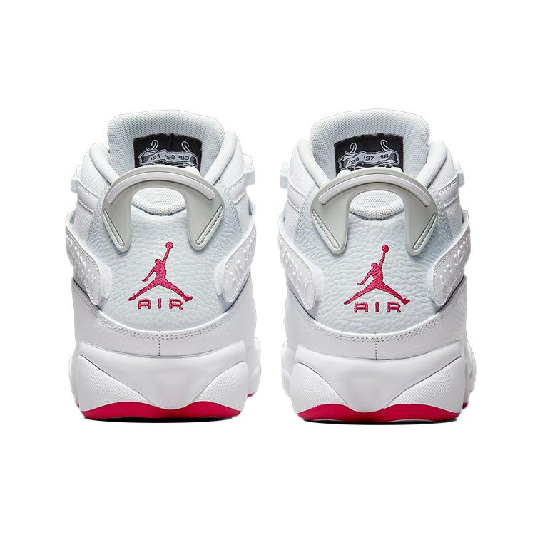 New JORDAN 6 Rings White Hot Pink 322992-116
