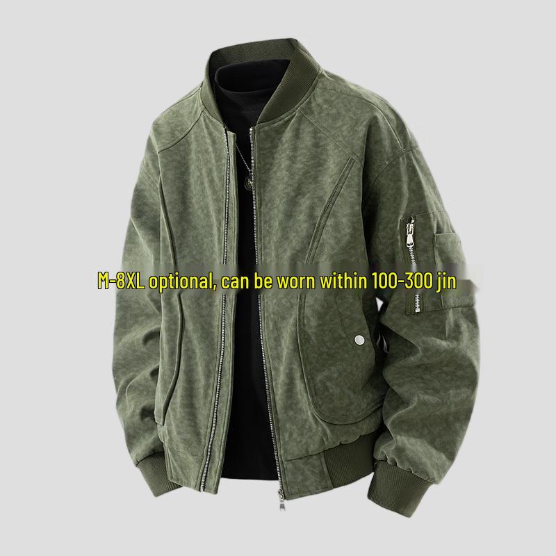 

Men s Heavyweight Suede-Effect Casual Workwear Jacket 6XL