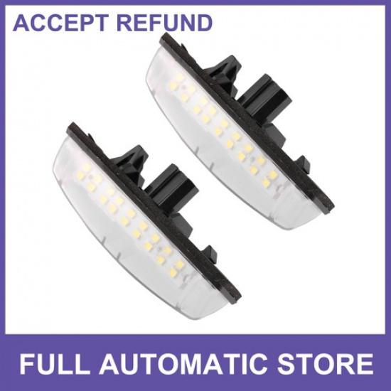 2 pcs LED License Plate Light Car Number Lamp White Light for Lexus IS ES GS