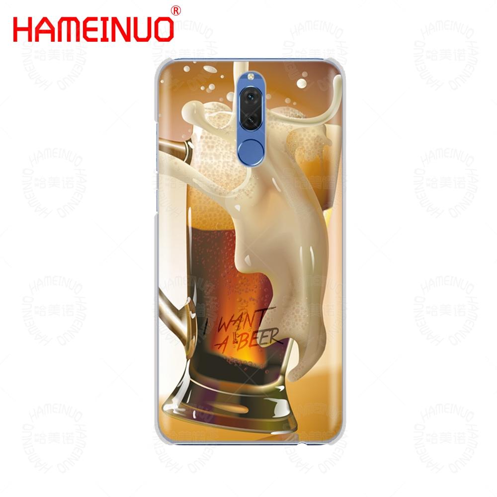 HAMEINUO Beer Summer Cocktai Food Cover phone Case for Huawei NOVA 2 2S 3e PLUS LITE p smart 2018 enjoy 7s mate 7 8 9 10 pro