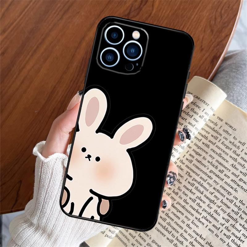 Funny Animal Dog Cats Tiger Couple Phone Case For iPhone 16 15 14 13 12 11 Pro Max Plus 12 13 Mini XR 16e Funda Silicone Cover
