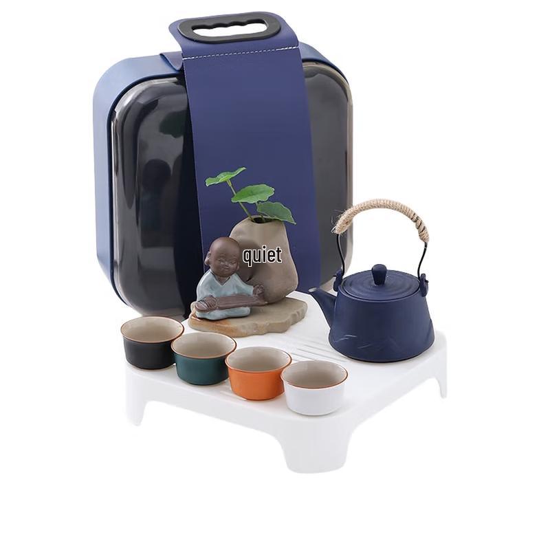 

Mountain & River Portable Ceramic Travel Tea Set