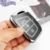 New Tpu 3Button Car Key Case Suitable For Jac Jiayue A5 X4 X7 Ic5 Iev S4 7S T8 Refine S4 S7 M6 Keyless Keychain Accessories