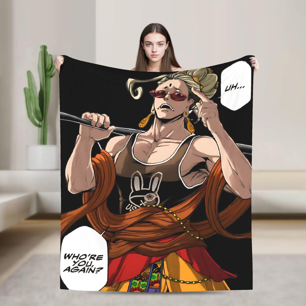 Buddha Record Of Ragnarok Blanket Quality Soft Throw Blanket Spring Kids Bedroom Graphic Bedspread