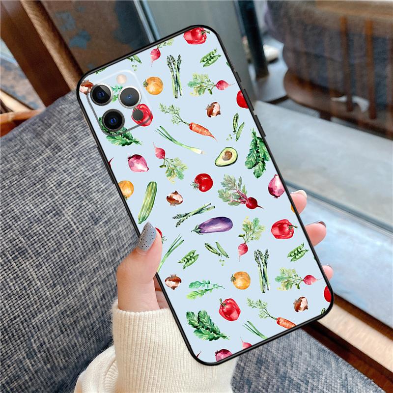 

Go Vegan Phone Case For iPhone 16 15 13 12 11 14 Pro Max 12 13 mini XR 15 16 Plus 16e Cover Shell iPhone 12Pro MAX