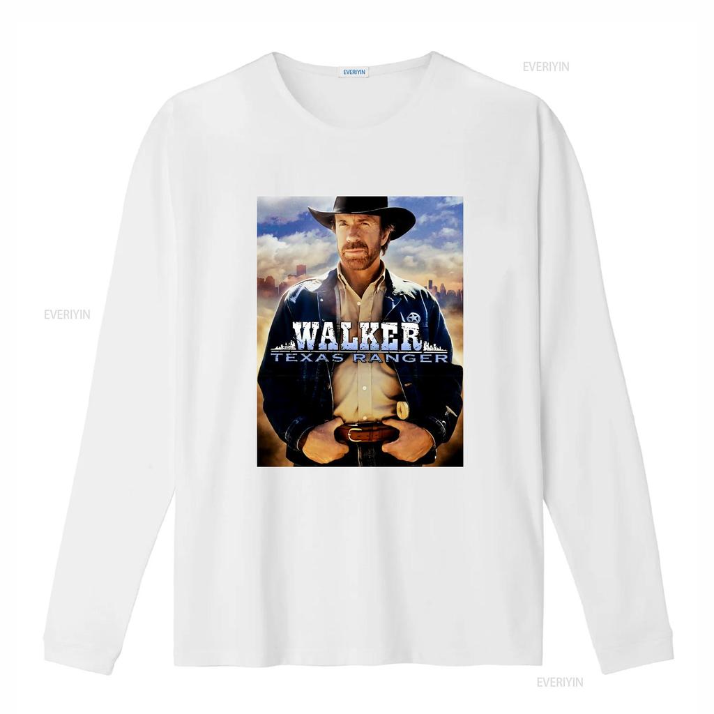 Walker Texas Ranger Chuck Norris T Shirt Classic Print For Unisex Vintage Washed Streetwear Fashion Unisex Designer Clothes