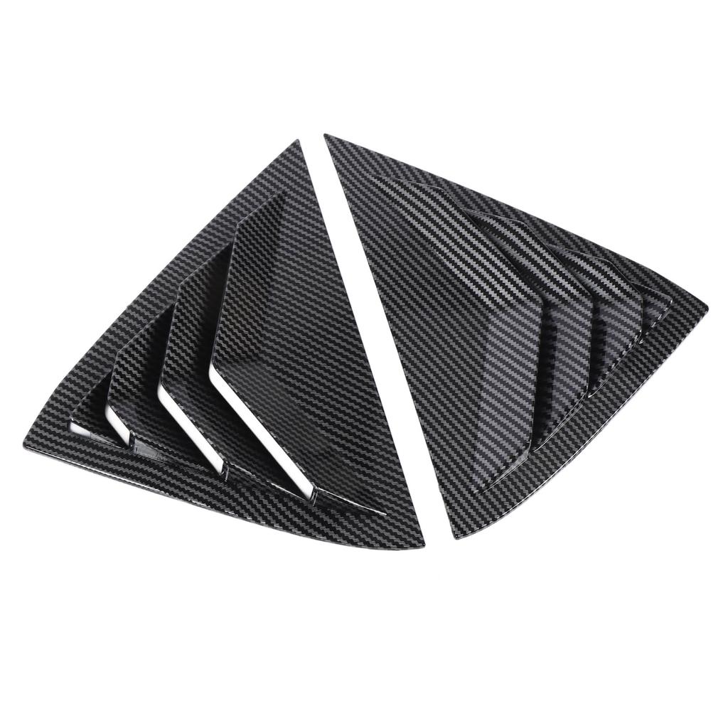 1 P  Rear Side Window Louver Privacy   Reduce Temperature Window Louver   Vent Scoop Shade Cover Blind for   MK7 7.5 2008 to 2017