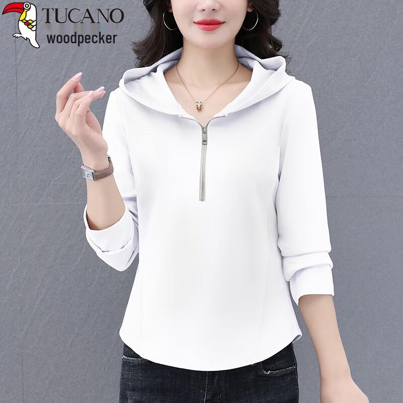 Woodpecker Women's Hooded Long Sleeve T-shirt