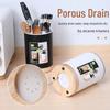 Three-Compartment Detachable Kitchen Utensil Drain Rack