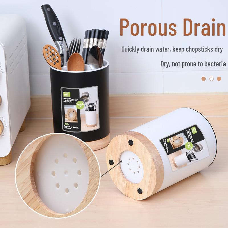 Three-Compartment Detachable Kitchen Utensil Drain Rack