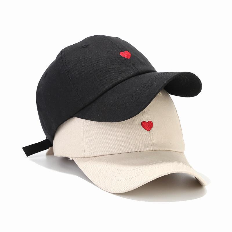 Unisex Leisure Baseball Cap Little Love Embroidery Hats Cap For Men Women Fashion Streetwear Dad Hats