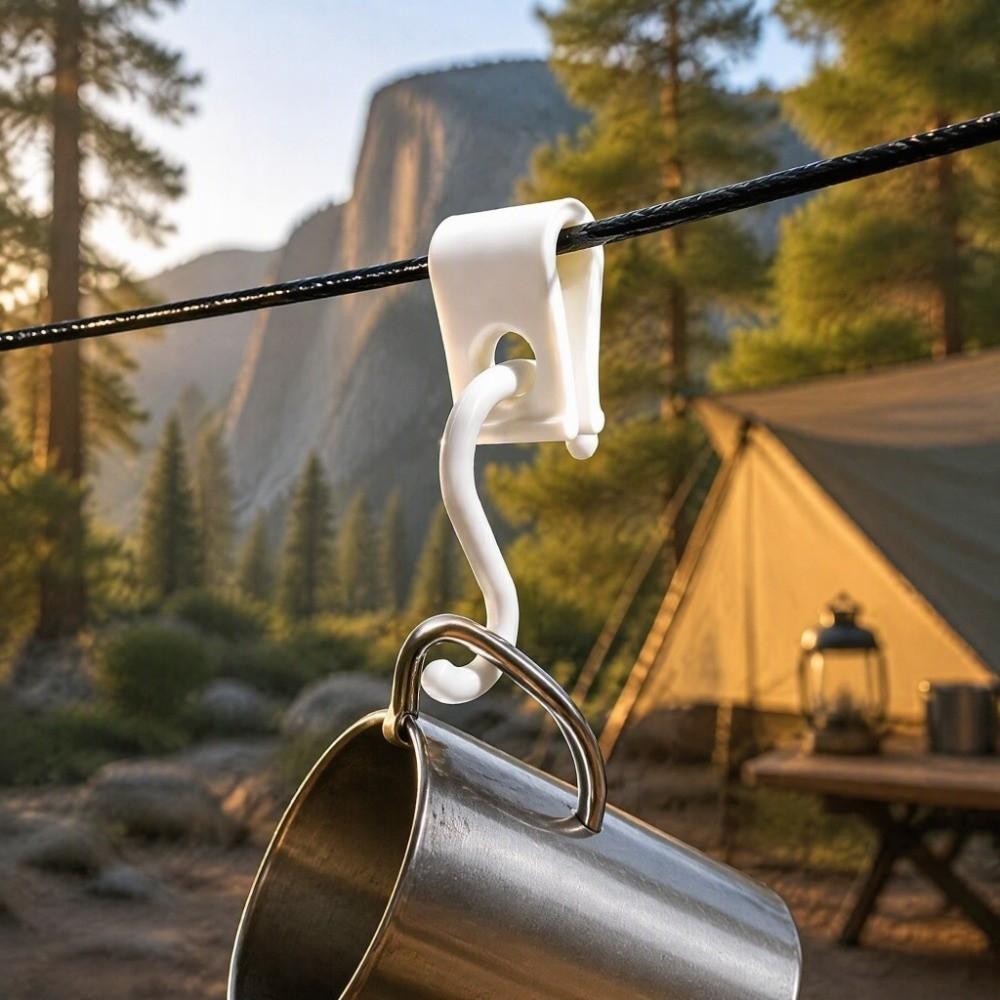 3D Printed Windproof Clothes Pegs Portable Lightweight No Drill Hooks Multi Functional Built In Hook Drying rack fixing clip