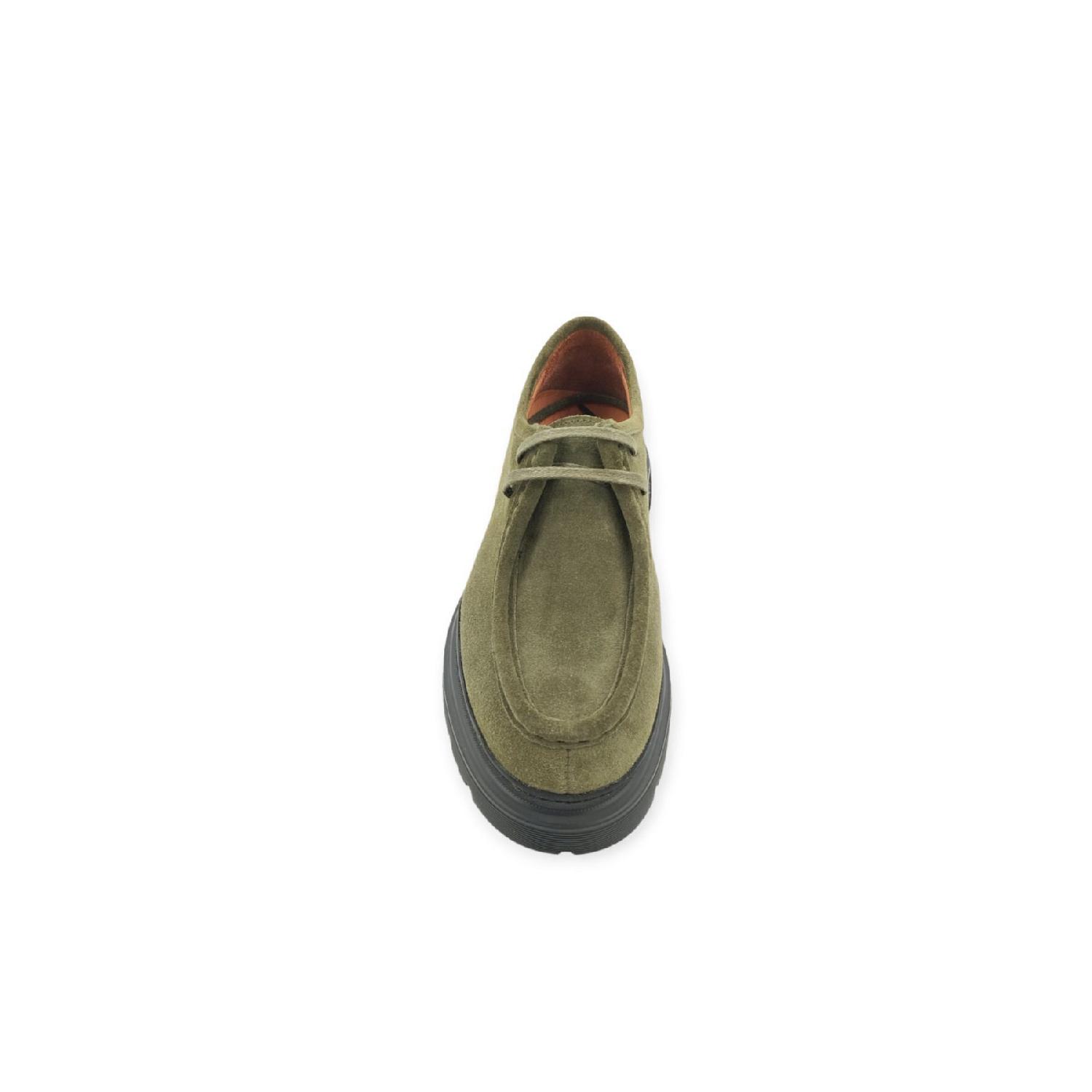 

231001511308 Men s Daily Lace-up Green Suede 36