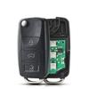 Remote Car Key For VW Bora Golf Polo Passat Touran Seat Skoda/ 433MHz/ ID48 Chip /1J0959753AG