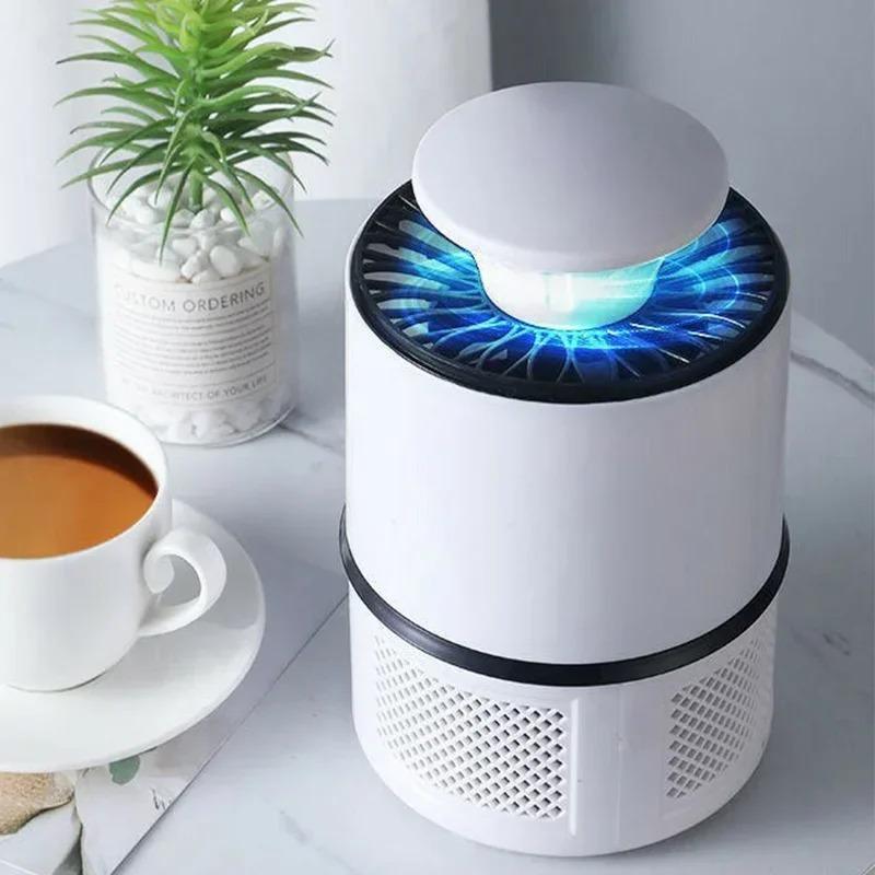 Mini USB Mosquito Killer Lamp Silent UV Bug Zapper Electric Fly Trap Portable Insect Control Baby Safe for Home Office Outdoor