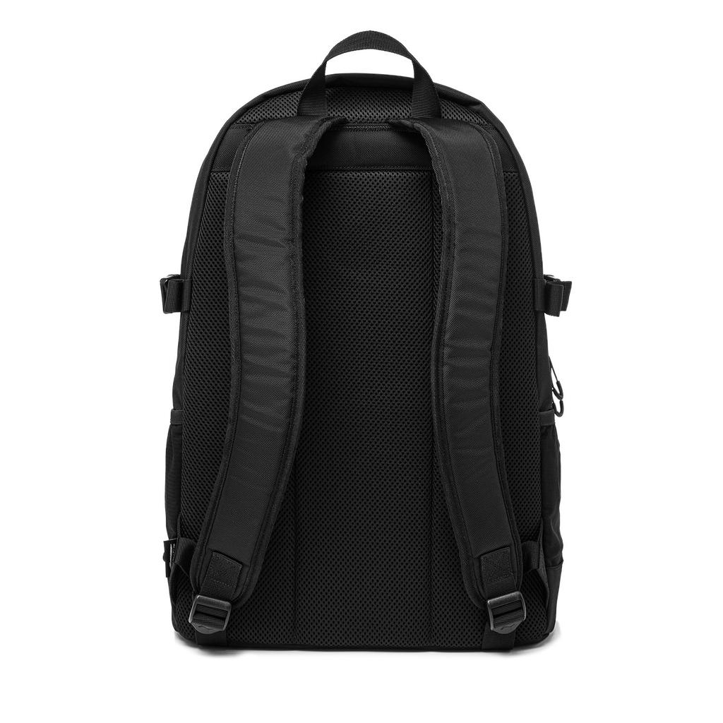 Li Ning Fitness Series Letter Logo Print Zipper Large Capacity Polyester Backpack Unisex Backpack Black ABST315-1