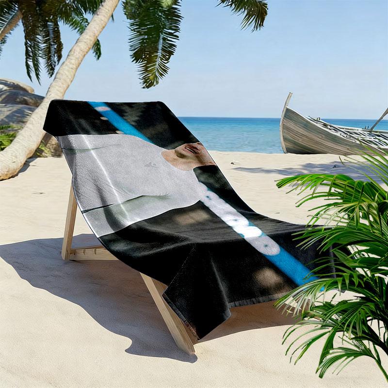 Zubimendi Print Beach Towel, Large Soft Quick Dry Towel for Beach Camping Swimming
