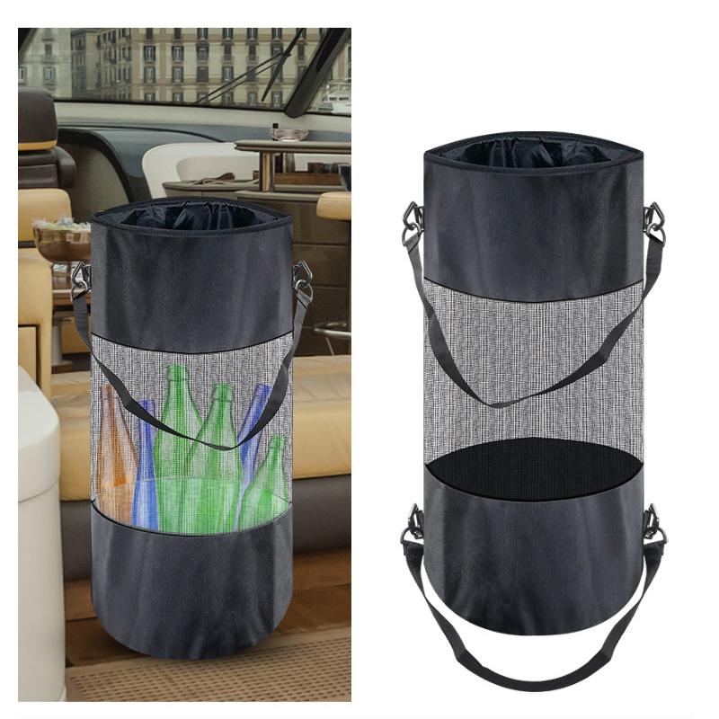Yacht Trash Can Boat Mesh Container for Garbage Storage Portable Holder for Marine Fishing Travel Use