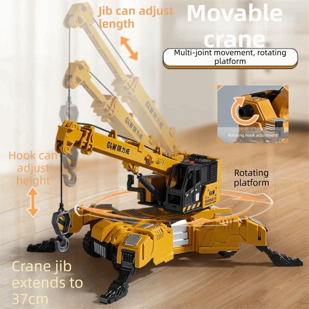 Zinc Zinc Alloy Material Transformable Engineering Vehicle Toys  Children Toy Gifts