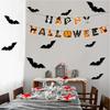9-36PCS Lighted Wall Stickers 3D Wall Stickers Halloween 3D Bat Wall Stickers for Halloween Party Indoor Outdoor Decoration