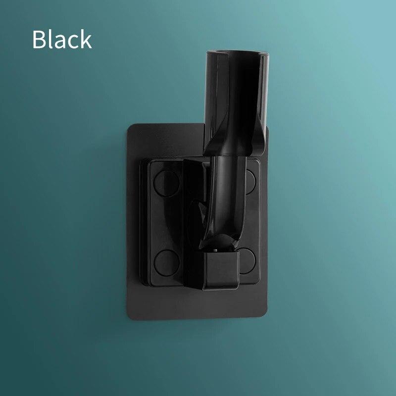 

Подставка для душевой лейки, универсальные регулируемые монтажные кронштейны для душа, настенное фиксированное основание, аксессуары для душа для ванной комнаты black