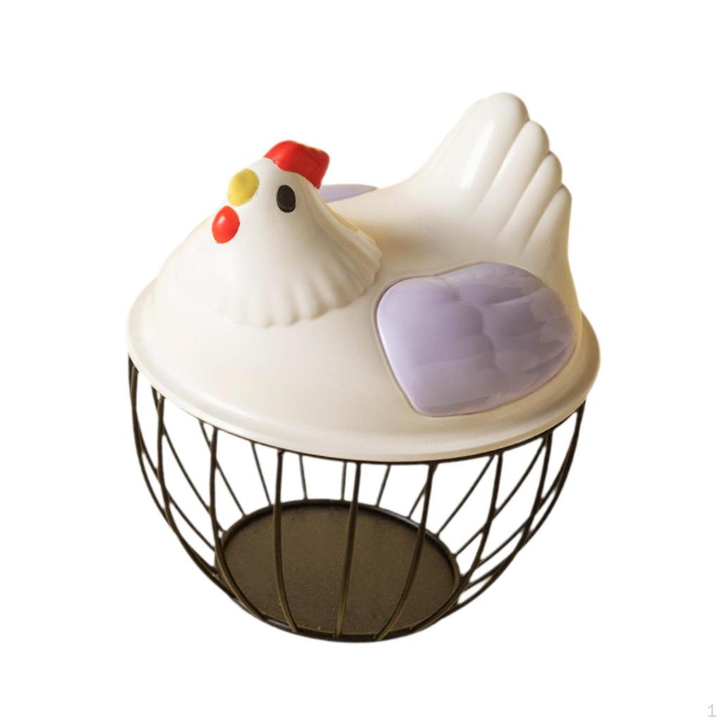 Chicken Egg Basket Countertop Collecting Holder Fresh for Kitchen
