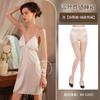 Sexy Lingerie Hollow with Chest Pad Suspender Lace Red Backless Sexy Dress