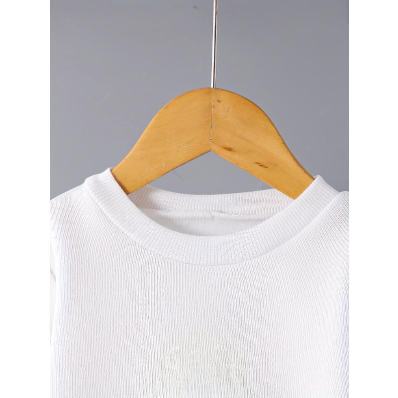 European sizes Fashionable Round-Neck Sweatshirt for Kids, Featuring Trendy Patterns And Prints. Suitable for Children Aged 3-10