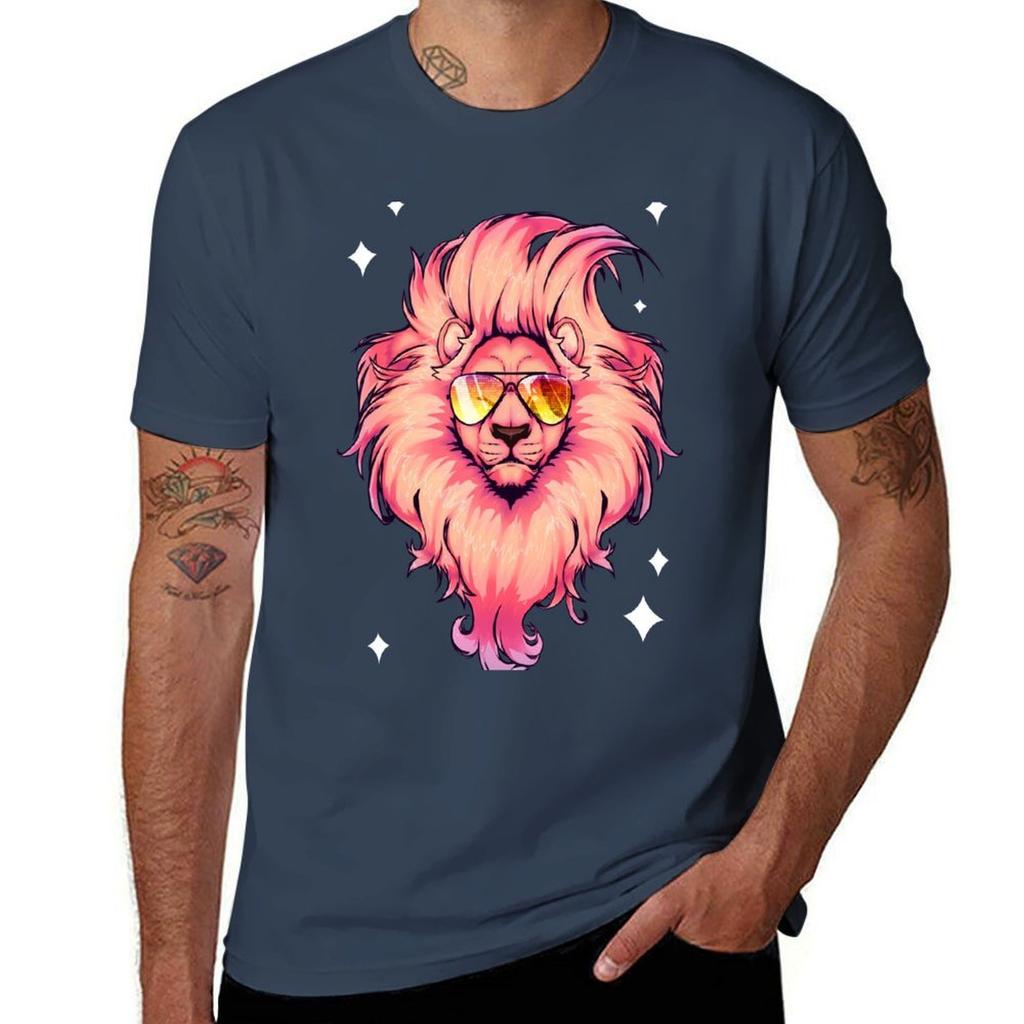 Summer Lion Tshirt High Elasticity Sports Tee Shirt Tshirt