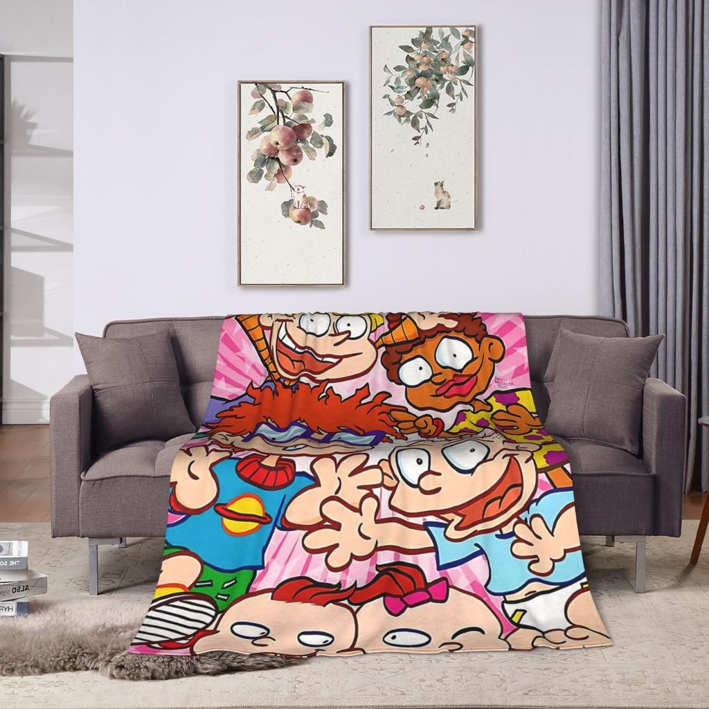 Rugrats Chuckie Finster  Blanket  Travel Office Flannel Bedding Throws For Couch Chair Super Warm Customized Quality Bedspread
