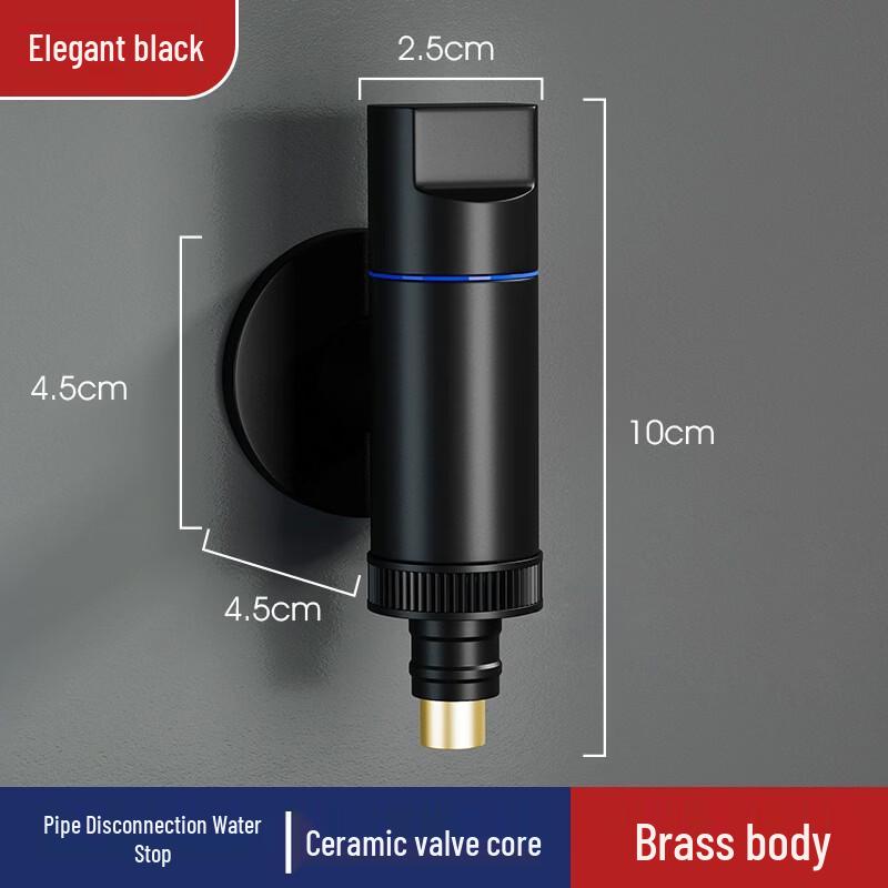 TLXT Washing Machine Faucet with Automatic Stop Valve