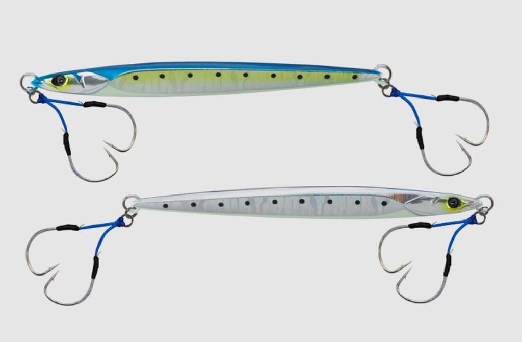 Jackall Metal Jig Bambluz Semi Long Sakuramasu 120 grams Iwashi Glow (3804)