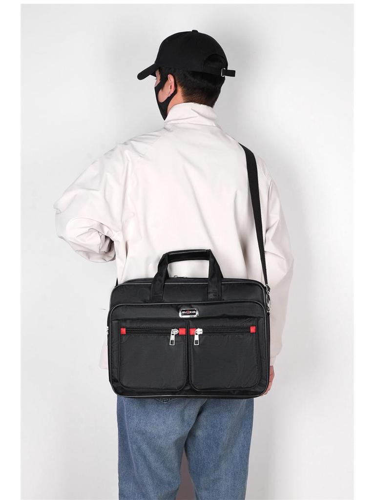 Men's Large Capacity Wear-Resistant Briefcase and Laptop Travel Bag