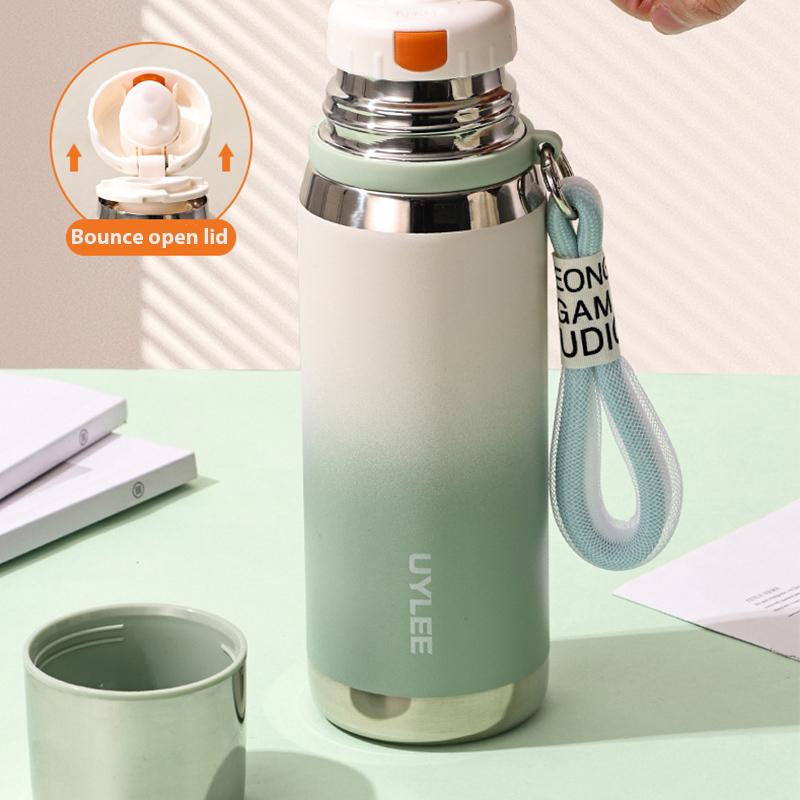 316 Stainless Steel Insulated Cup Large Capacity Simple Vacuum Cup Portable Student Bullet Head Sports Insulated Water Cup