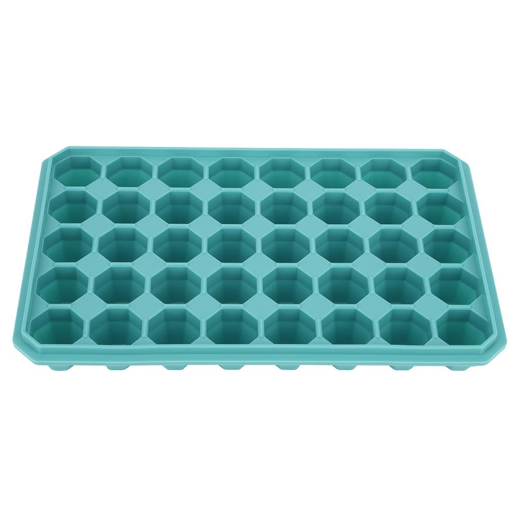 40 Grids Silicone Ice Cubes Tray Mould Mold DIY Ice Maker with Removable Lid Kitchen AccessoriesGreen