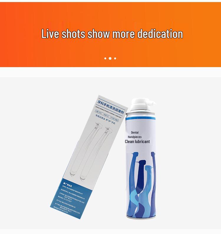 Dental Handpiece Lubricating Oil: High & Low-Speed Cleaner for Oral Care Maintenance