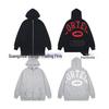 CORT Demon Island Hooded Logo Knit Sweater: Casual High Street Zipper Cardigan