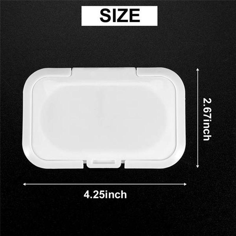 A74E-50Pcs Reusable Baby Wipes Lid Baby Wet Wipes Cover Tissues Box Wet Paper Lid