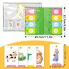 129 Pcs Text Recognition Visual Word Game Phonics Learning Word Builder Game  Parent Child Activity